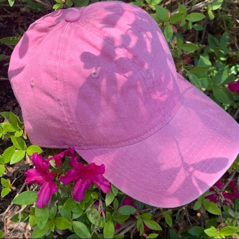 New pink baseball cap